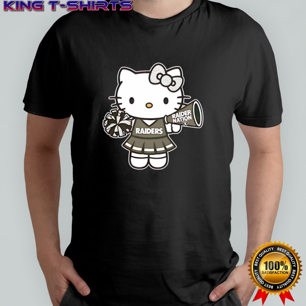 Las Vegas Raiders helmet x Hello Kitty Raider nation shirt