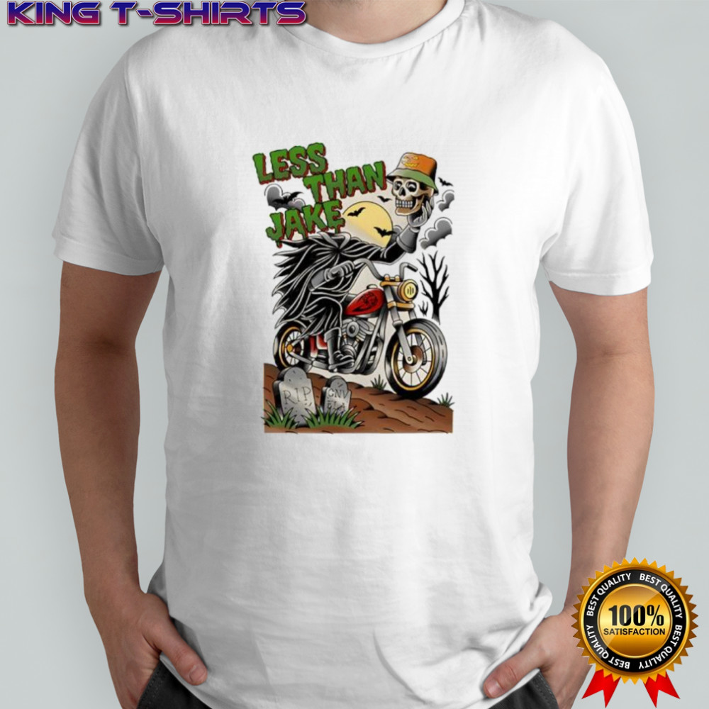 Less Than Jake Skeleton Halloween shirt