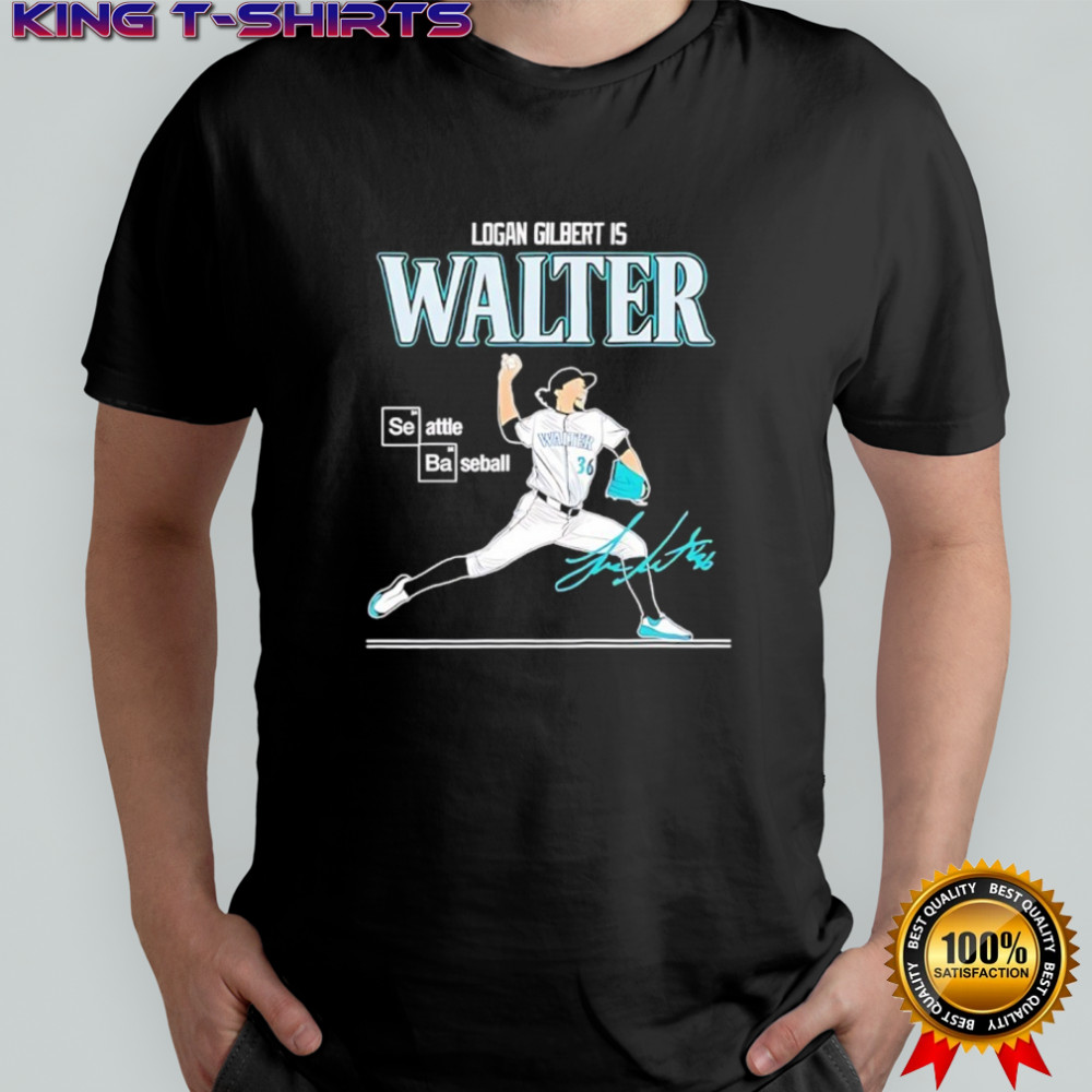 Logan Gilbert is Walter Seattle Mariners baseball signature shirt