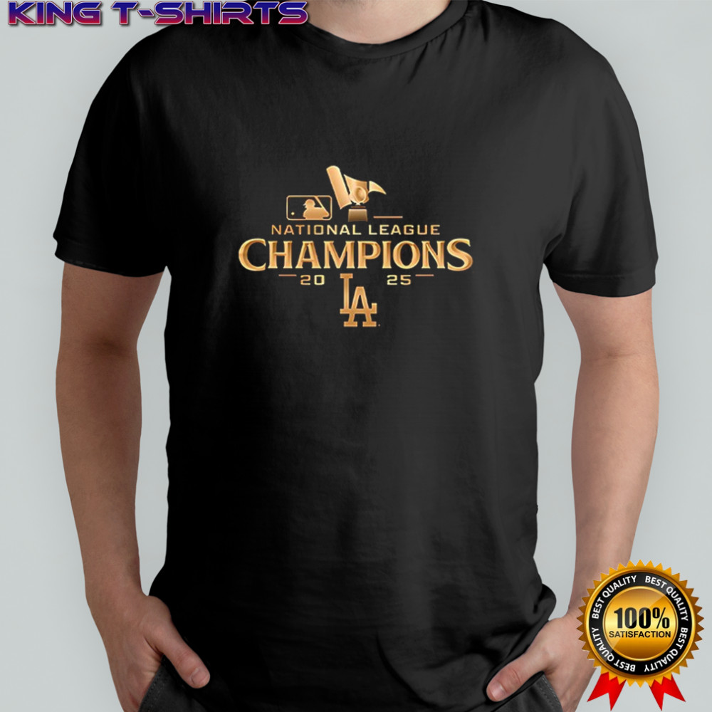 Los Angeles Dodgers Shohei Ohtani NL Champions MVP golden shirt
