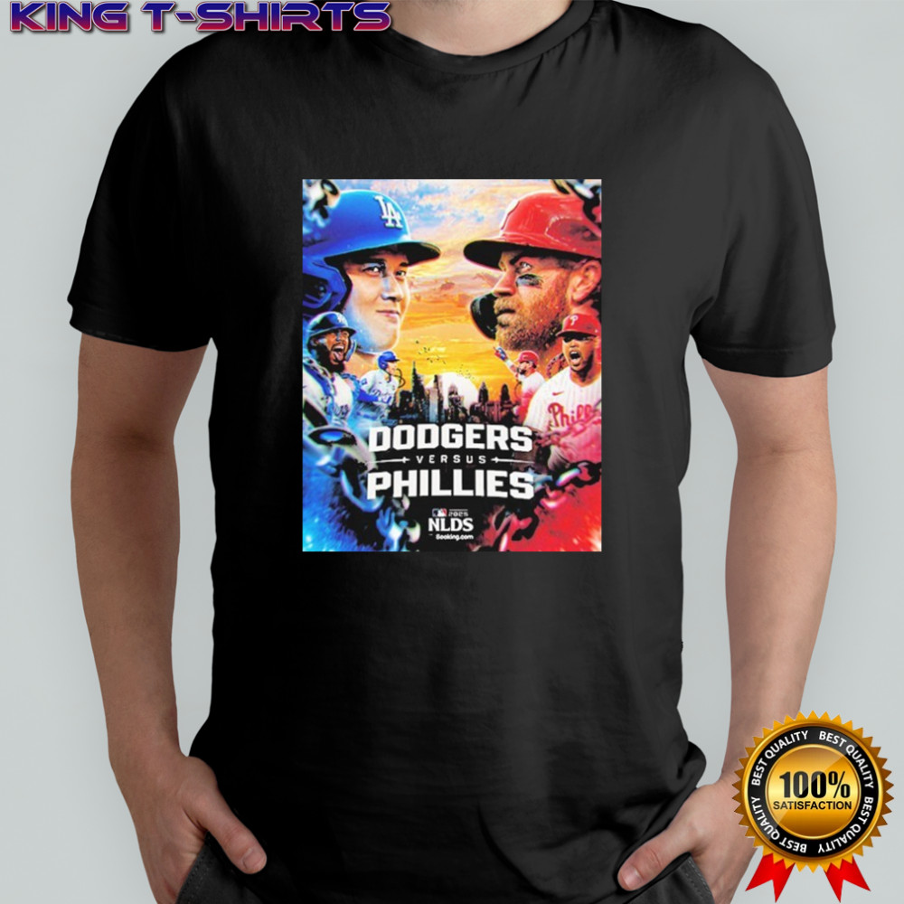 Los Angeles Dodgers Vs Philadelphia Phillies 2025 MLB NLDS T-shirt