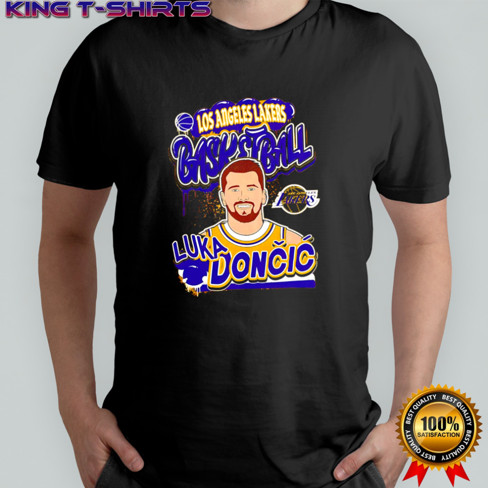 Los Angeles Lakers Luka Doncic #77 Yellow Baller art shirt