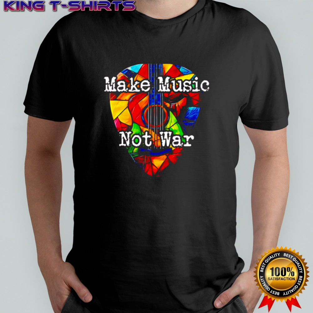 Make Music Not War pride shirt