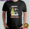Merry Chicago Bears Christmas with Peanuts characters shirt