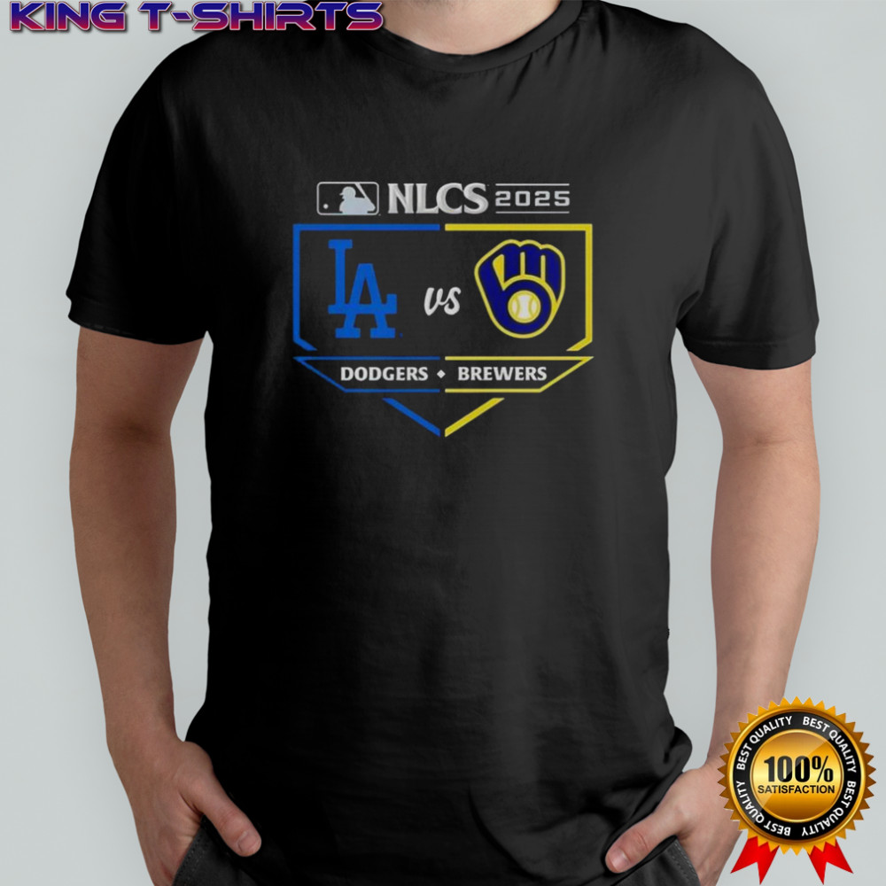 Milwaukee Brewers vs Los Angeles Dodgers 2025 NLCS Matchup T-Shirt