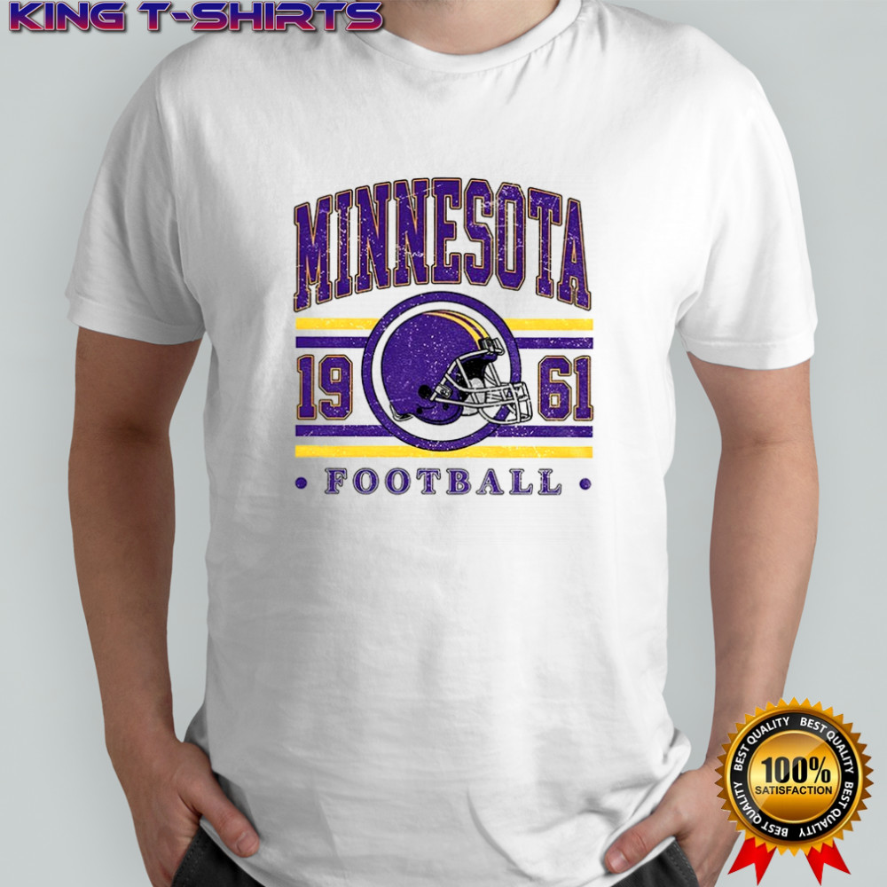 Minnesota Viking Football helmet NFL since 1961 shirt