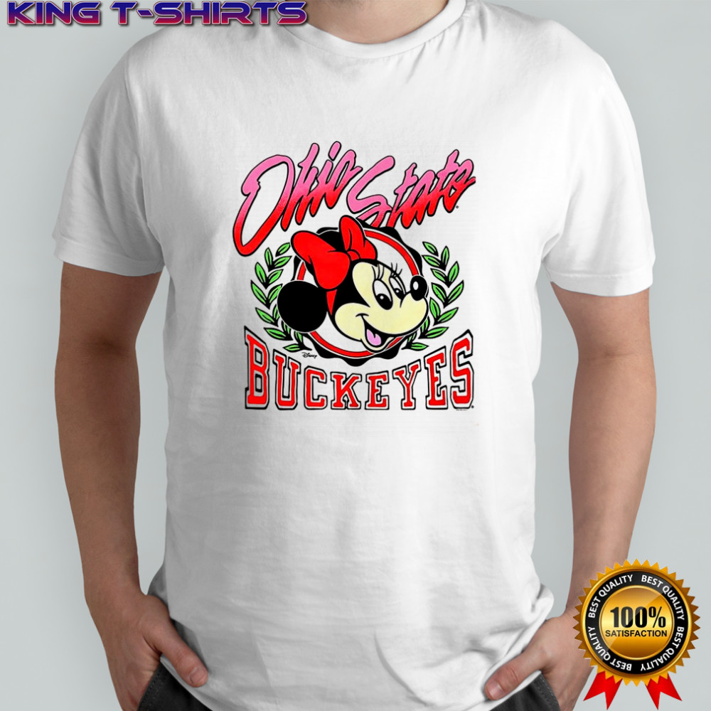 Minnie Mouse Disney x Ohio State Buckeyes football shirt