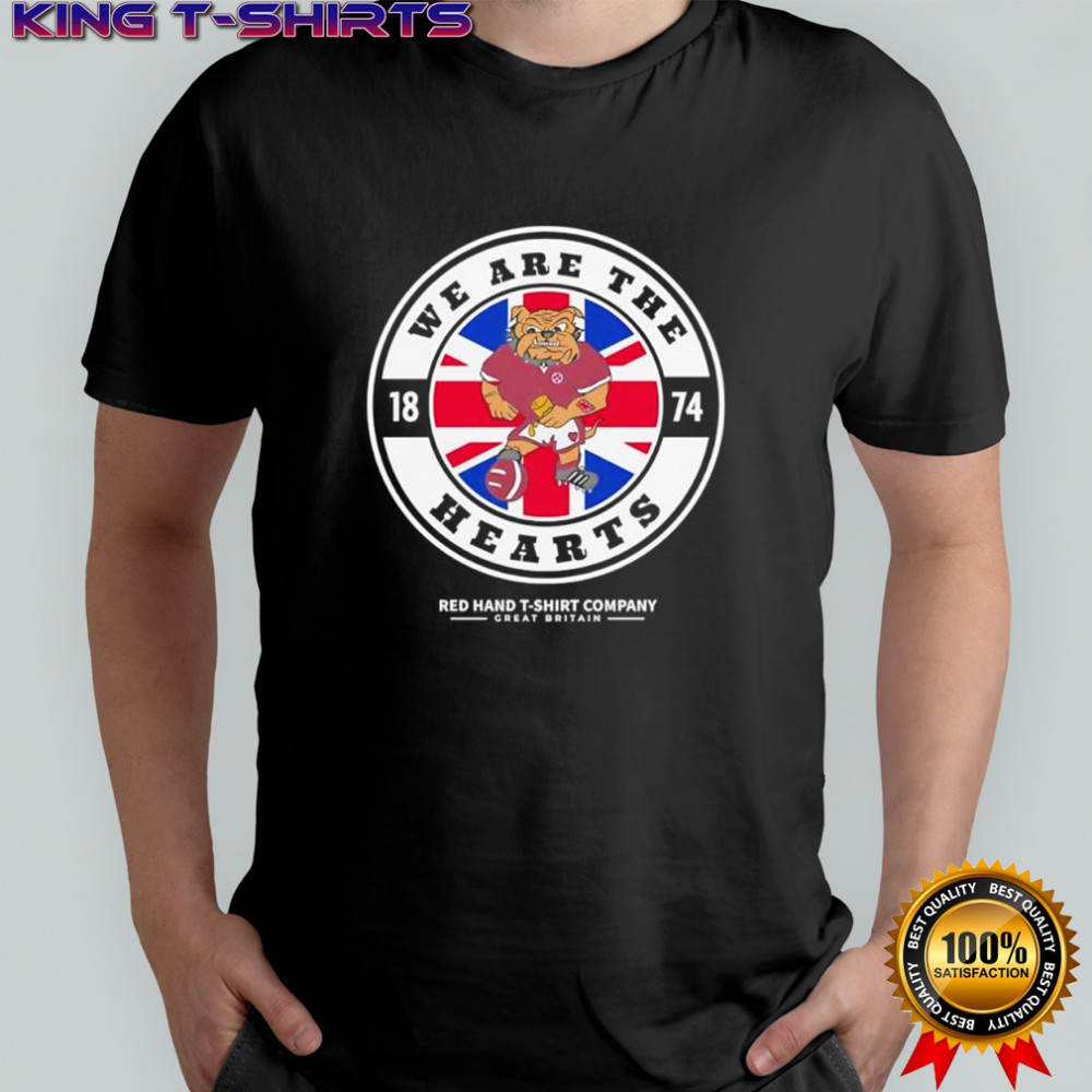 Mississippi State Bulldogs We are the hearts 1874 red hand company great Britain shirt