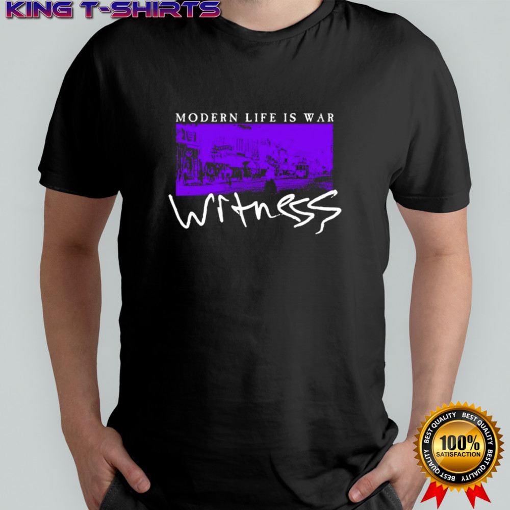 Modern Life Is War Witness 20th Anniversary T-shirt