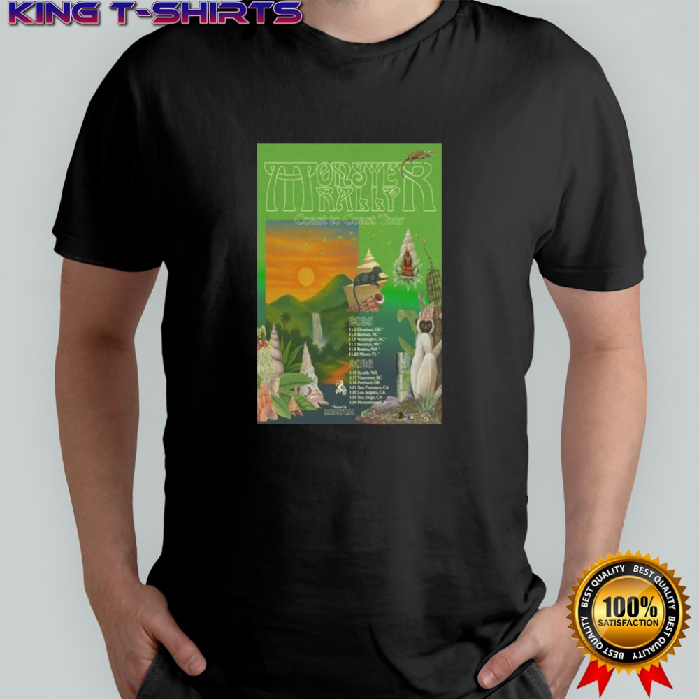 Monster Rally West Coast Tour 2025-2026 T-shirt