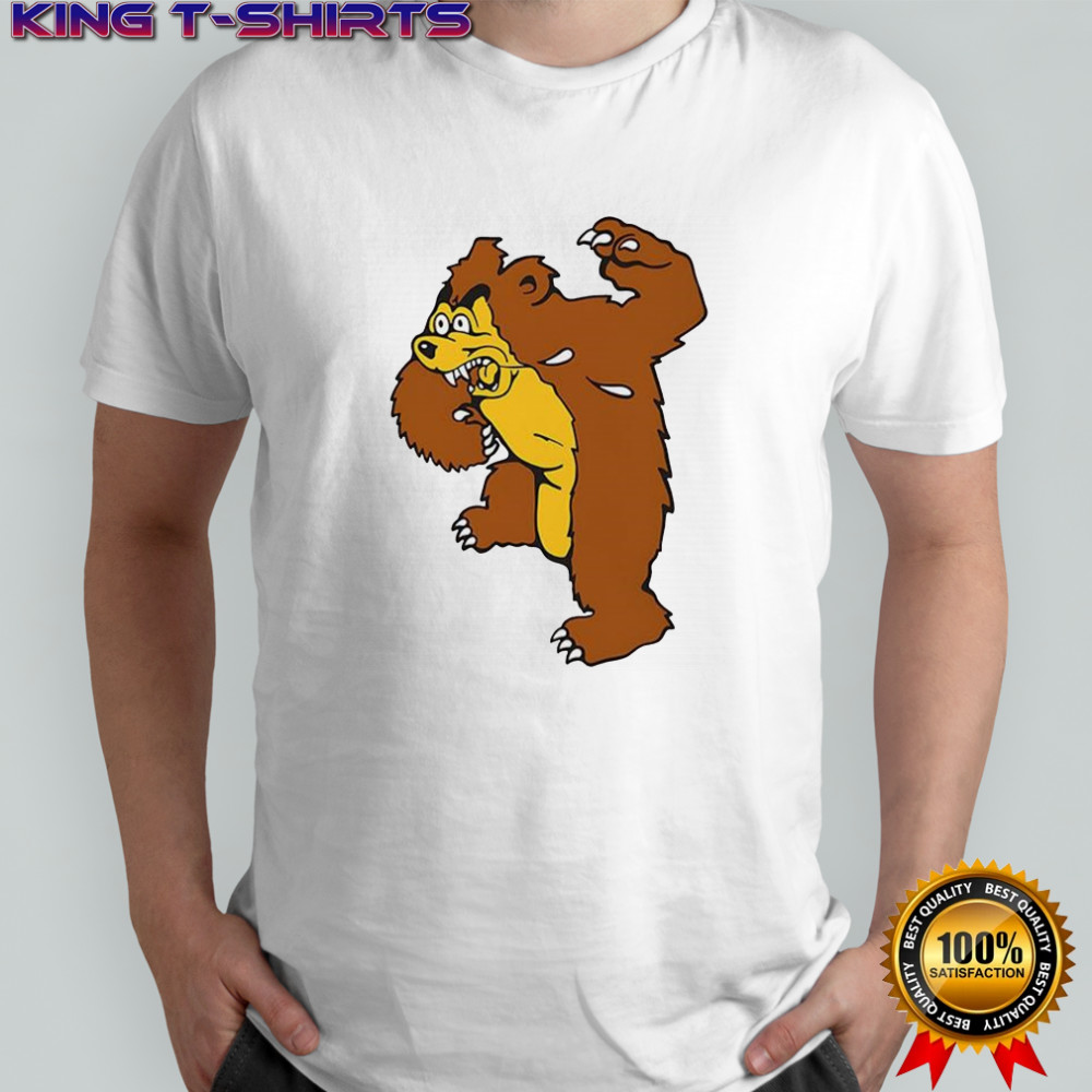 Montana Grizzlies Throwback Monety mascot shirt