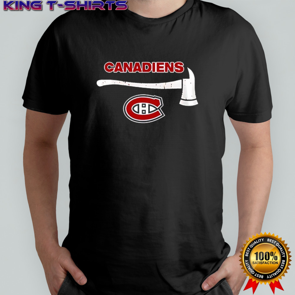 Montreal Canadiens firefighter application day logo shirt