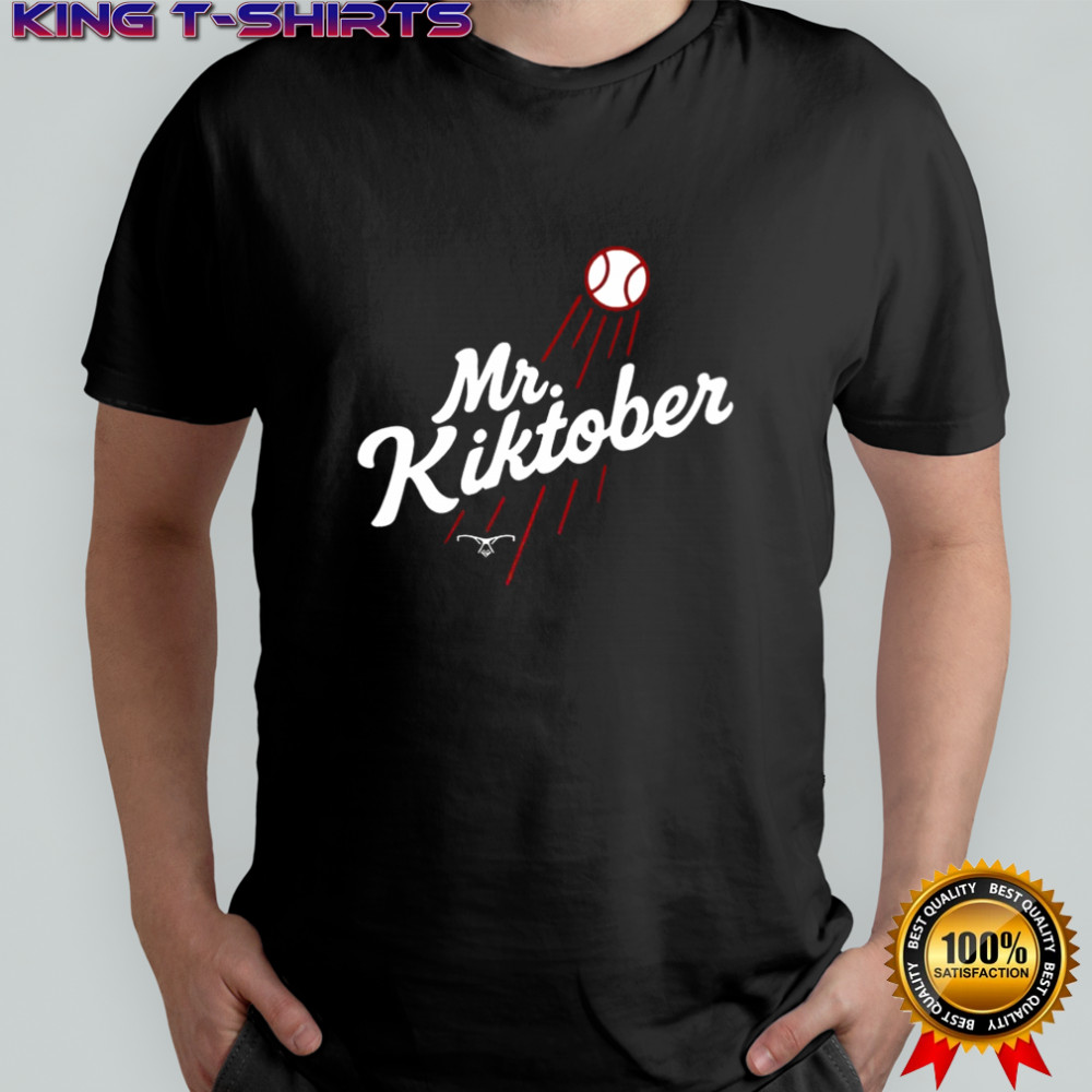 Mr. Kiktober Los Angeles Dodgers baseball The Clutch Season shirt