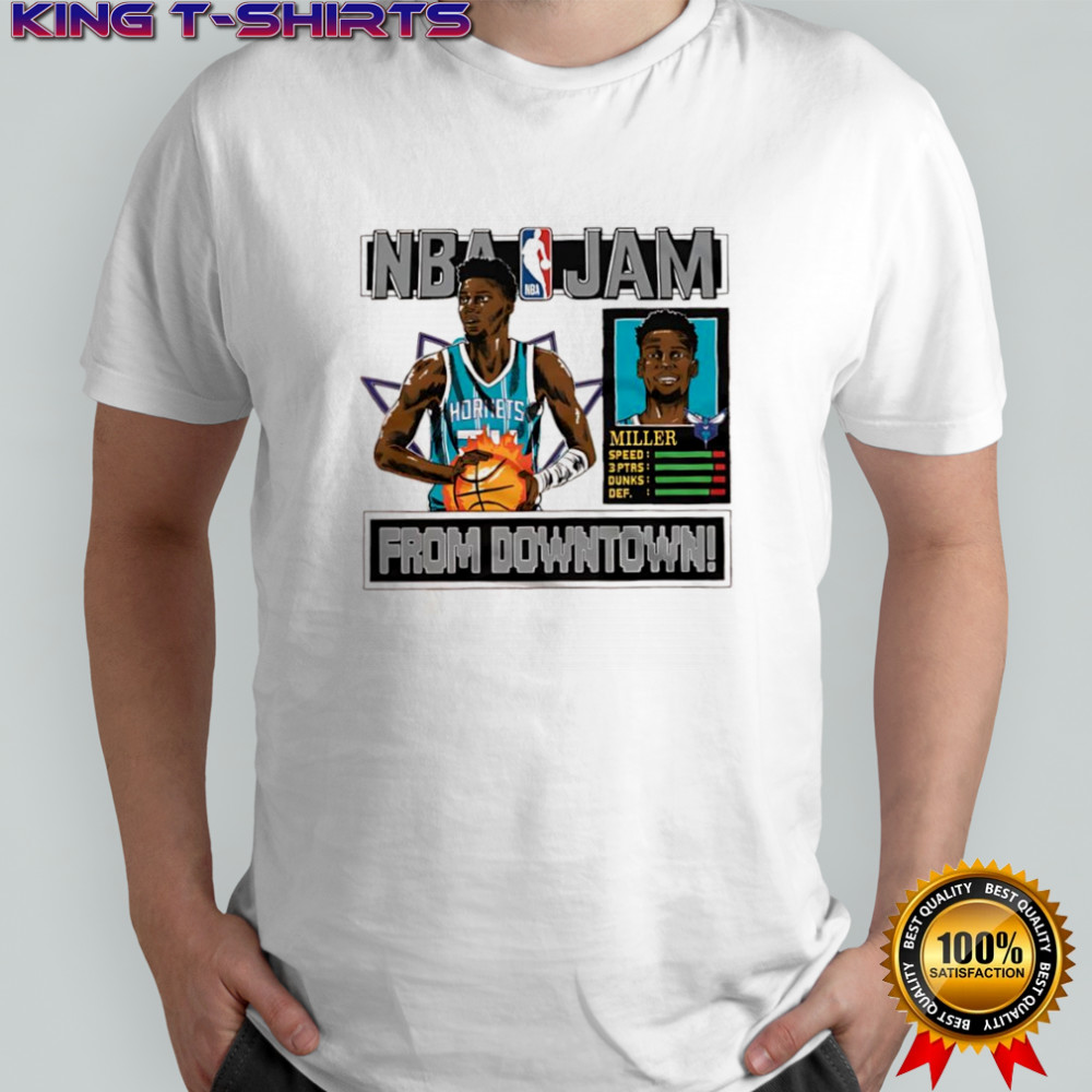NBA Jam Hornets Brandon Miller from downtown shirt