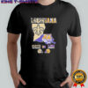 New Orleans Saints On Saturdays Lsu Tigers On Sundays Louisiana Map T-shirt