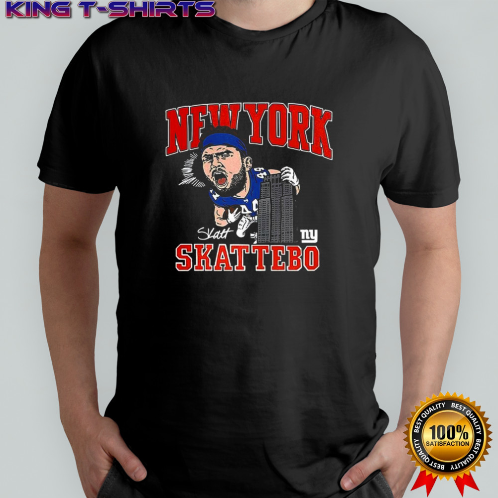 New York Giants Cam Skattebo caricature signature shirt