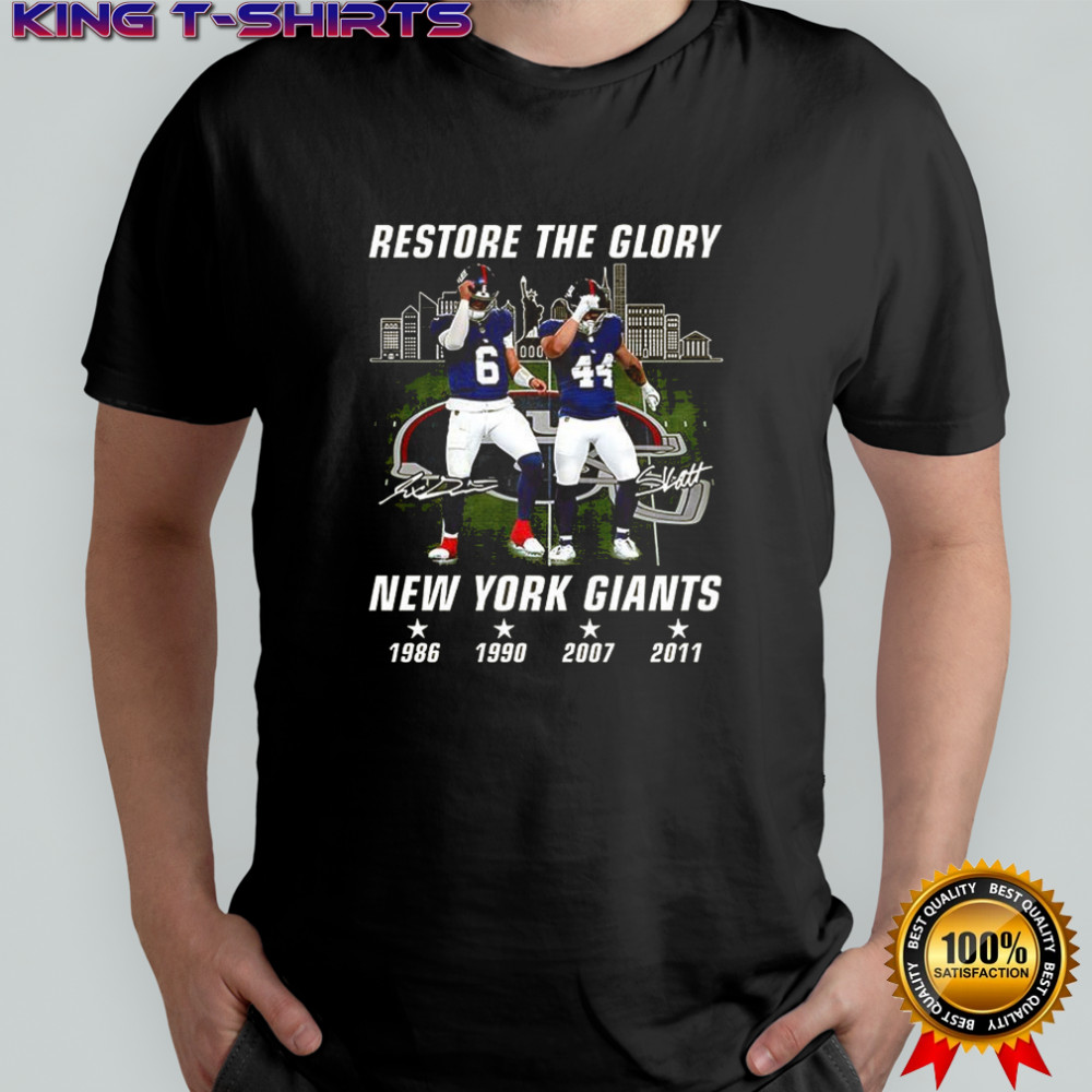 New York Giants restore the glory signature shirt