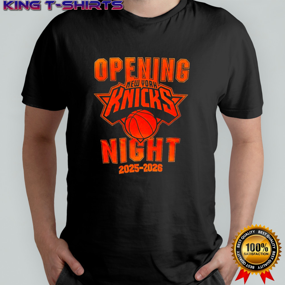 New York Knicks opening night 2025-2026 shirt