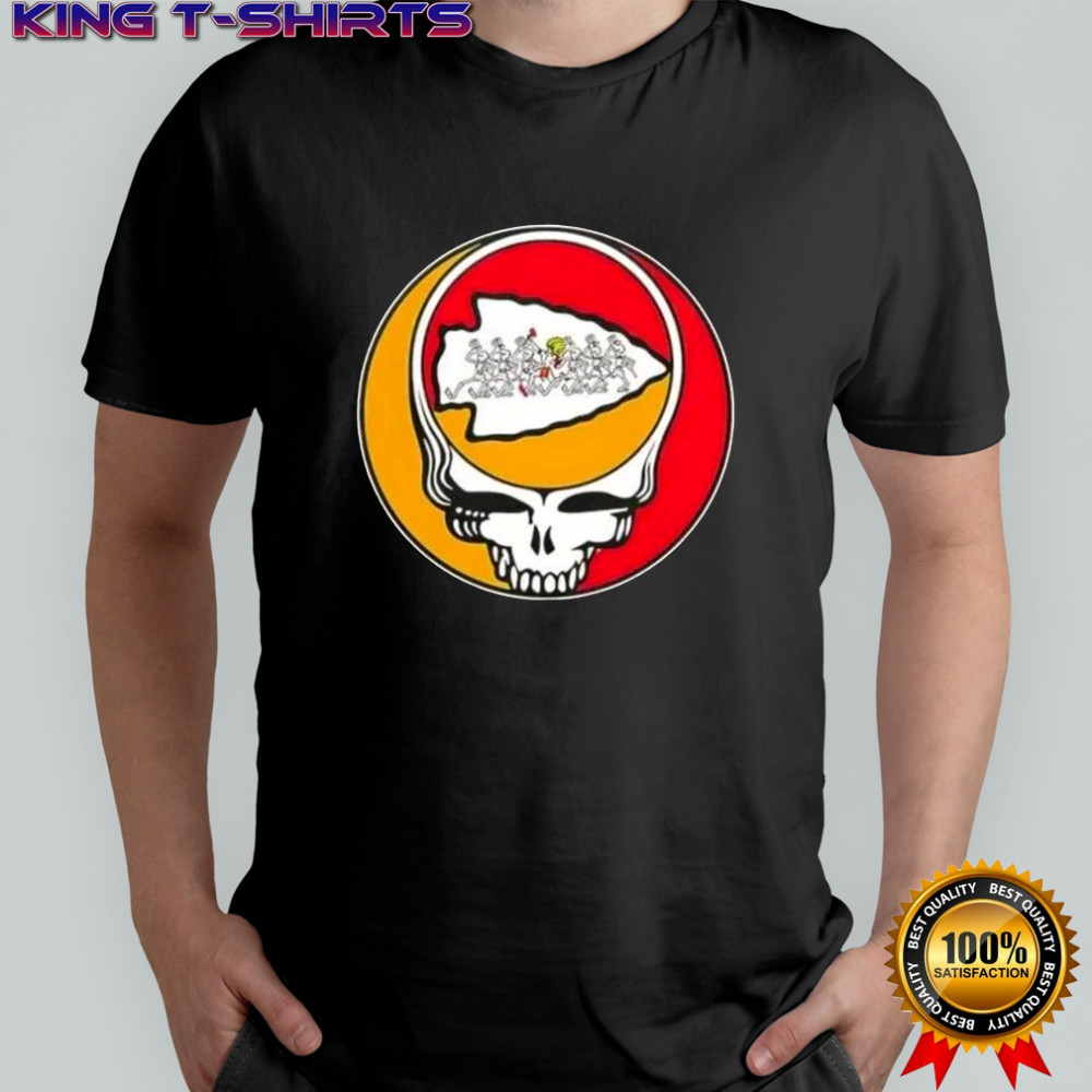 NFL Kansas City Chiefs Grateful Dead Stealie T-Shirt
