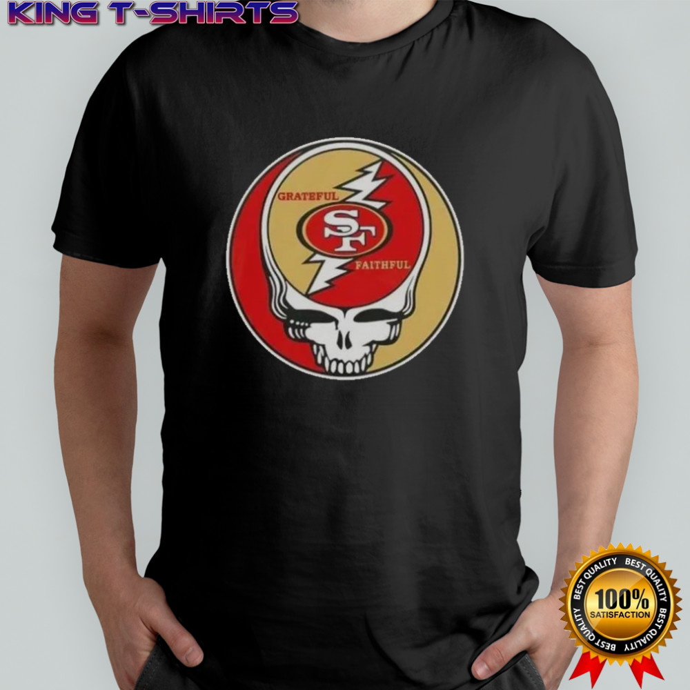 NFL San Francisco 49ers Niners Grateful Dead Stealie T-Shirt