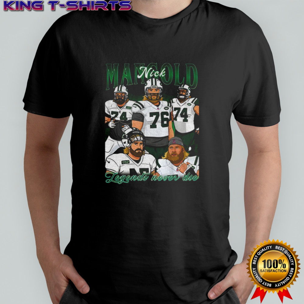 Nick Mangold New York Jets NFL Football 1984 2025 RIP Legends never Die graphic shirt