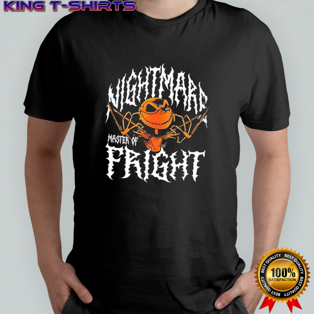 Nightmare master of fright The Nightmare Before Christmas shirt