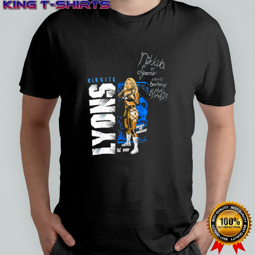 Nikkita Lyons Autographed superstar shirt