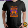 No Trick Or Treat Only Mayhem Puppet Pumpkin Halloween shirt