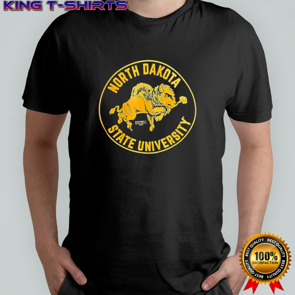 North Dakota State Bison Bison mascot logo shirt