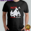 Not a morning dragon graphic shirt
