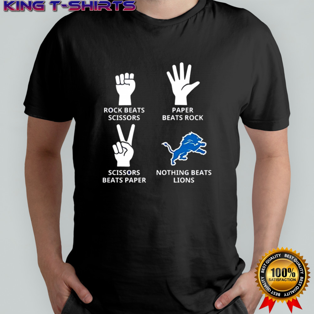 Nothing Beats Detroit Lions football logo shirt