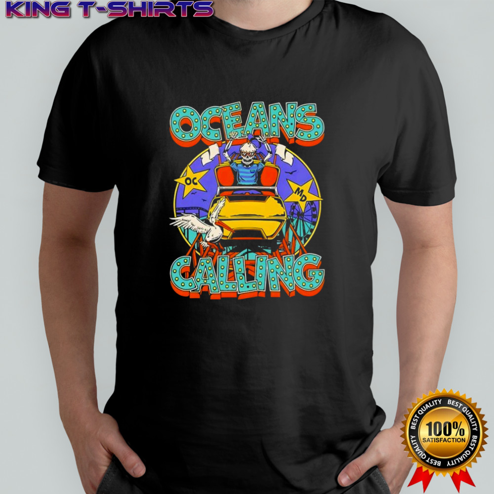 Oceans Calling Festival 2025 Ocean City Rollercoaster Lineup shirt