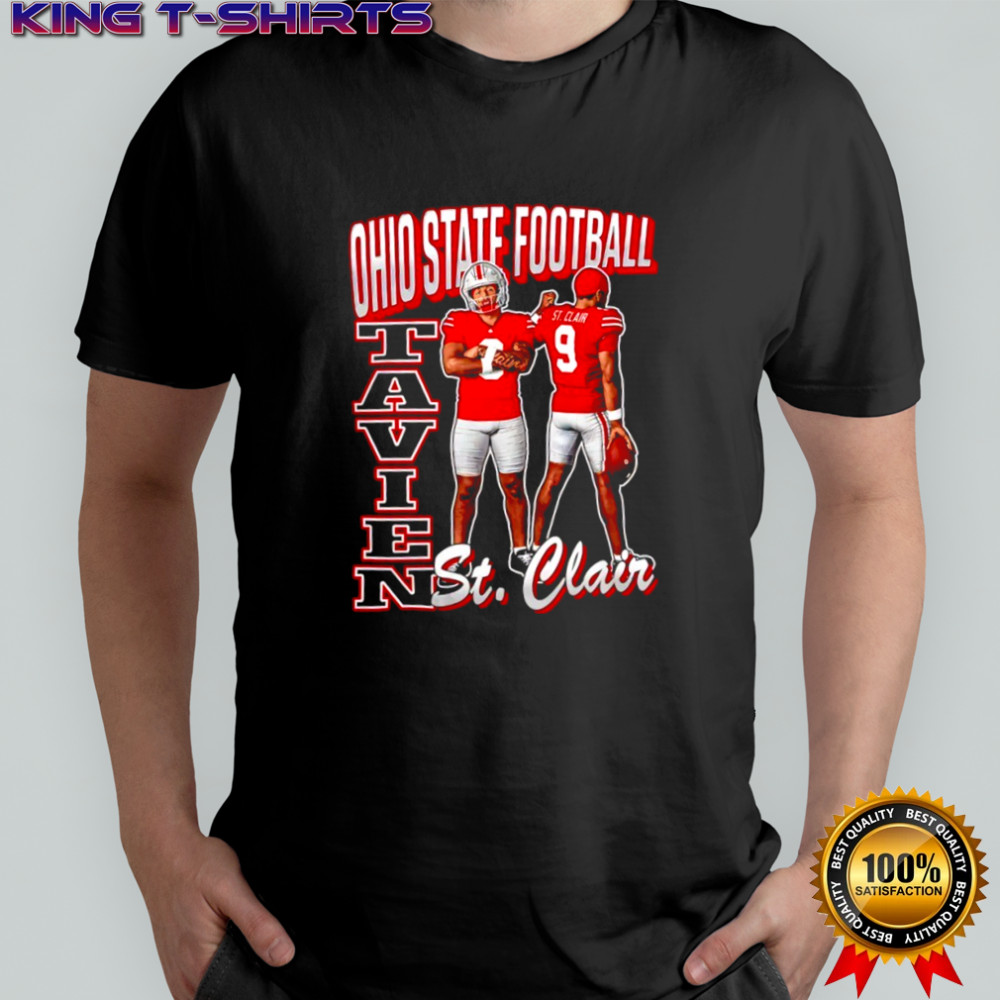 Ohio State Football Tavien St Clair Retro 90s shirt