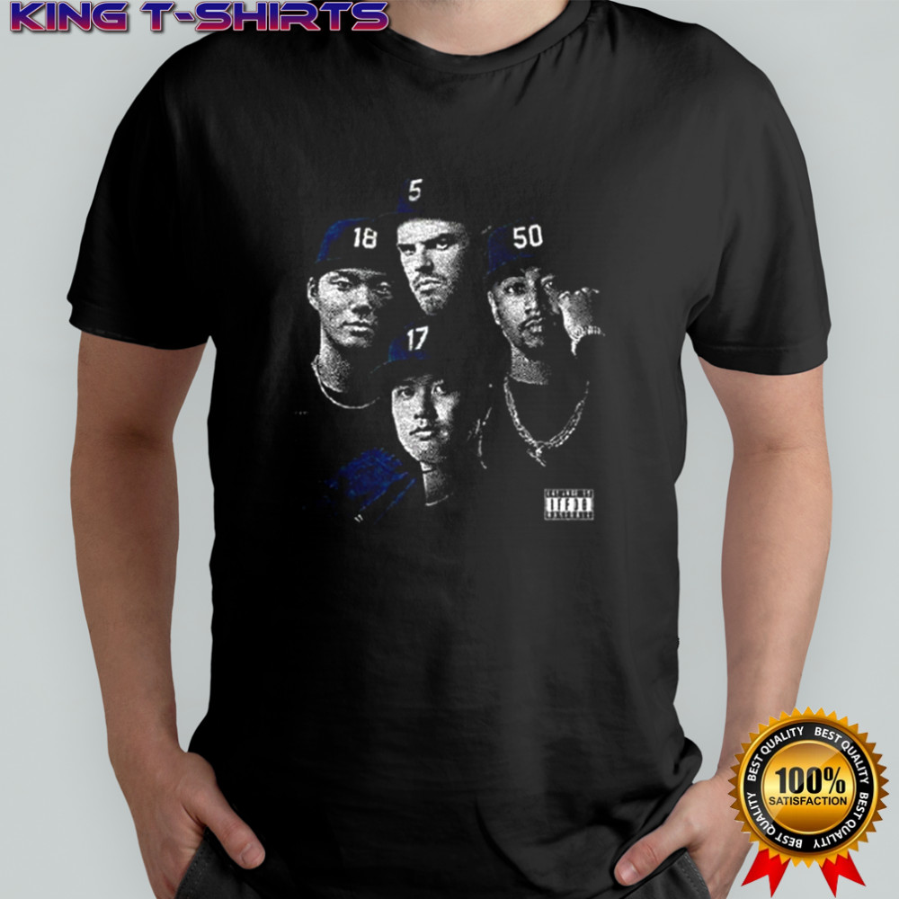 Ohtani Mookie Betts Freddie Freeman Yoshinobu Yamamoto Dodgers baseball shirt