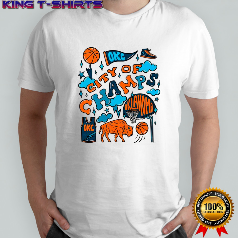 Oklahoma City Thunder basketball city of Champs graphic shirt