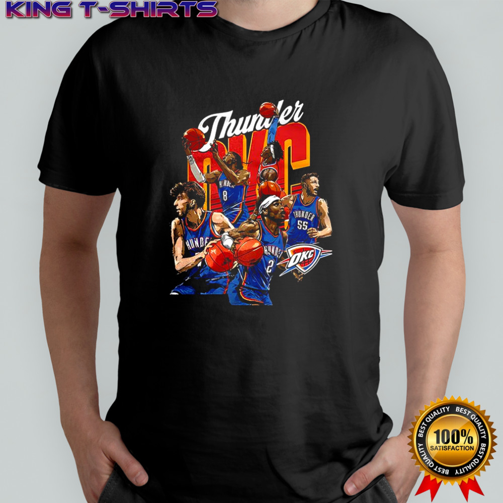 Oklahoma City Thunder basketball Starting player shirt