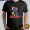 Oklahoma City Thunder NBA welcome to Oklahoma skeleton dunk shirt