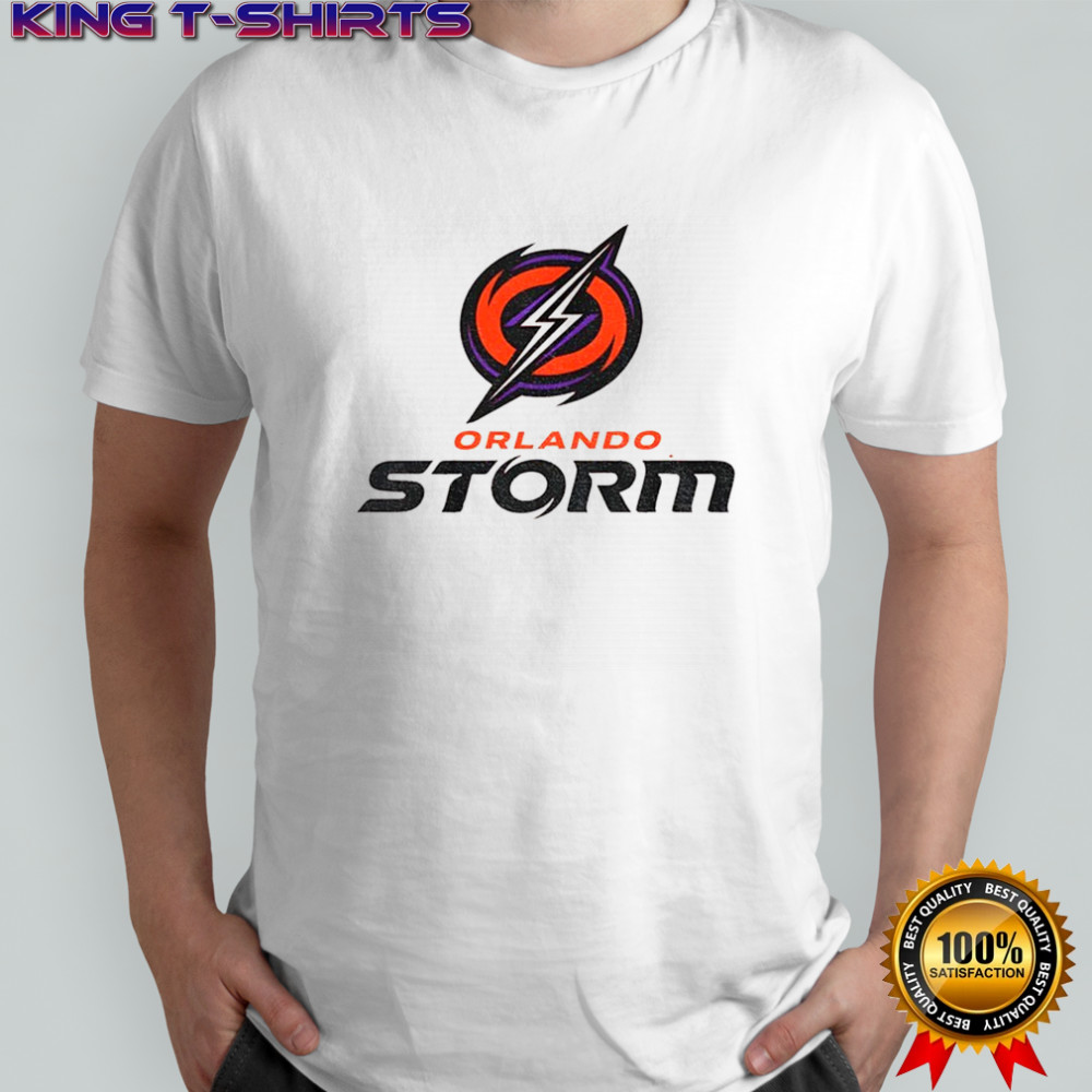 Orlando Storm Lockup Logo 2025 shirt