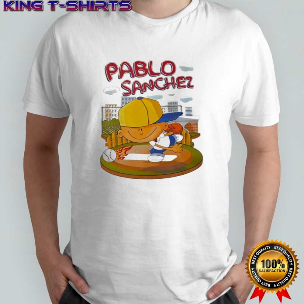 Pablo Sanchez 2025 baseball cartoon T-shirts