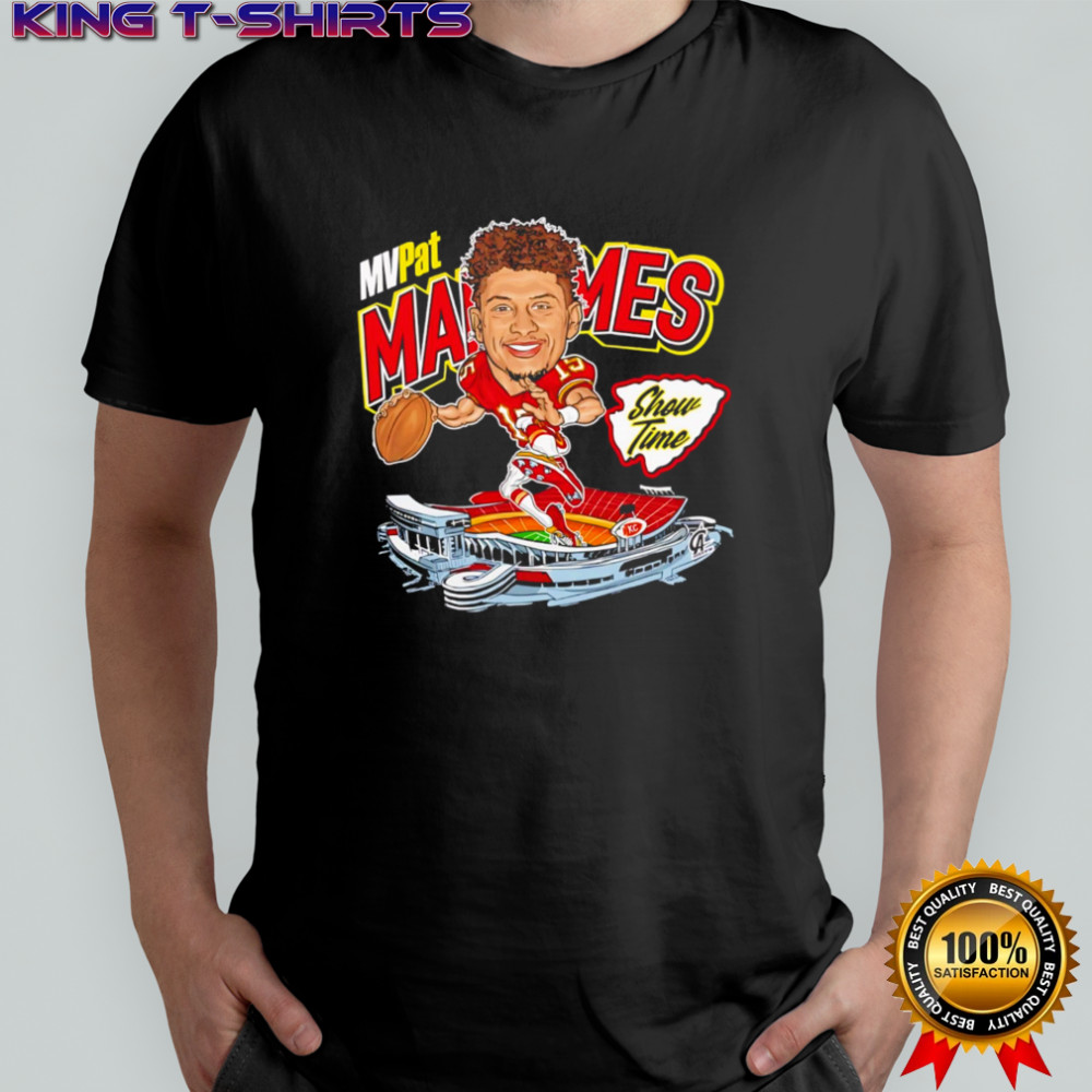 Patrick Mahomes Kansas City Chiefs showtime caricature cartoon shirt