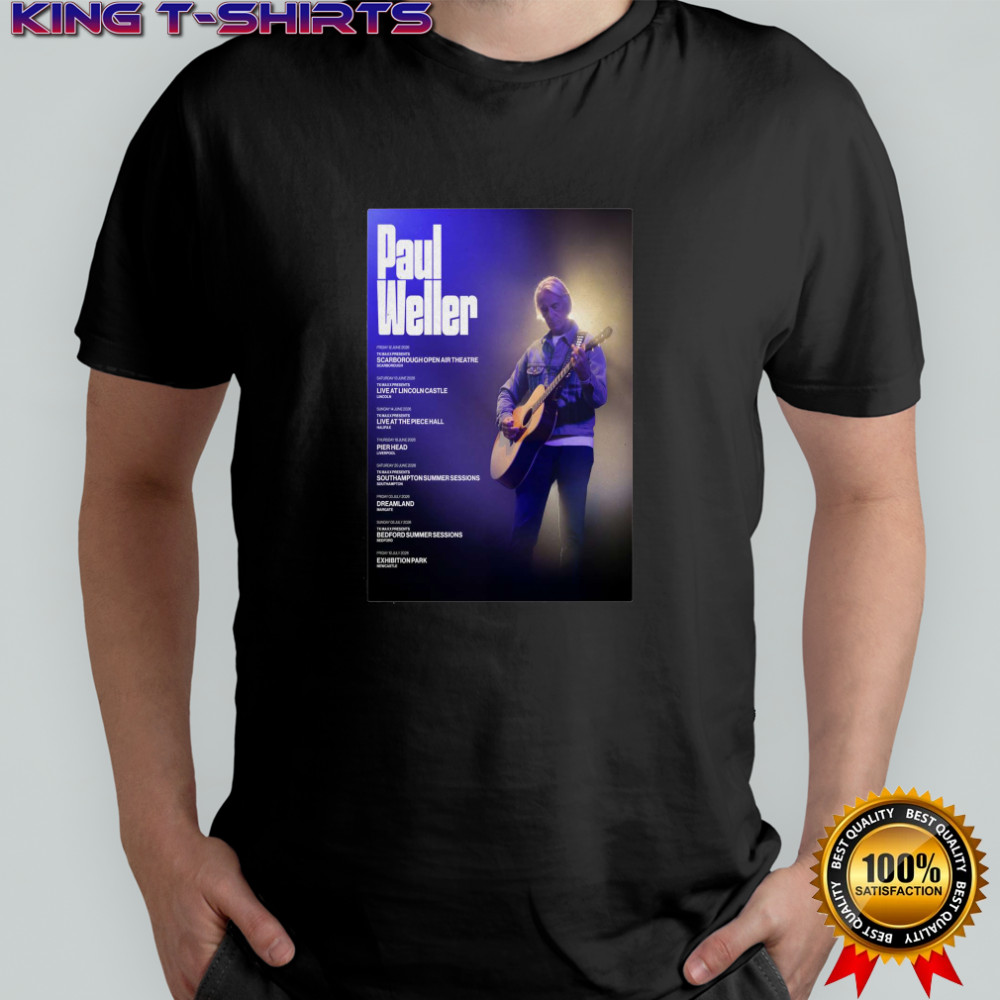 Paul Weller Poster Summer Tour 2026 T-shirt