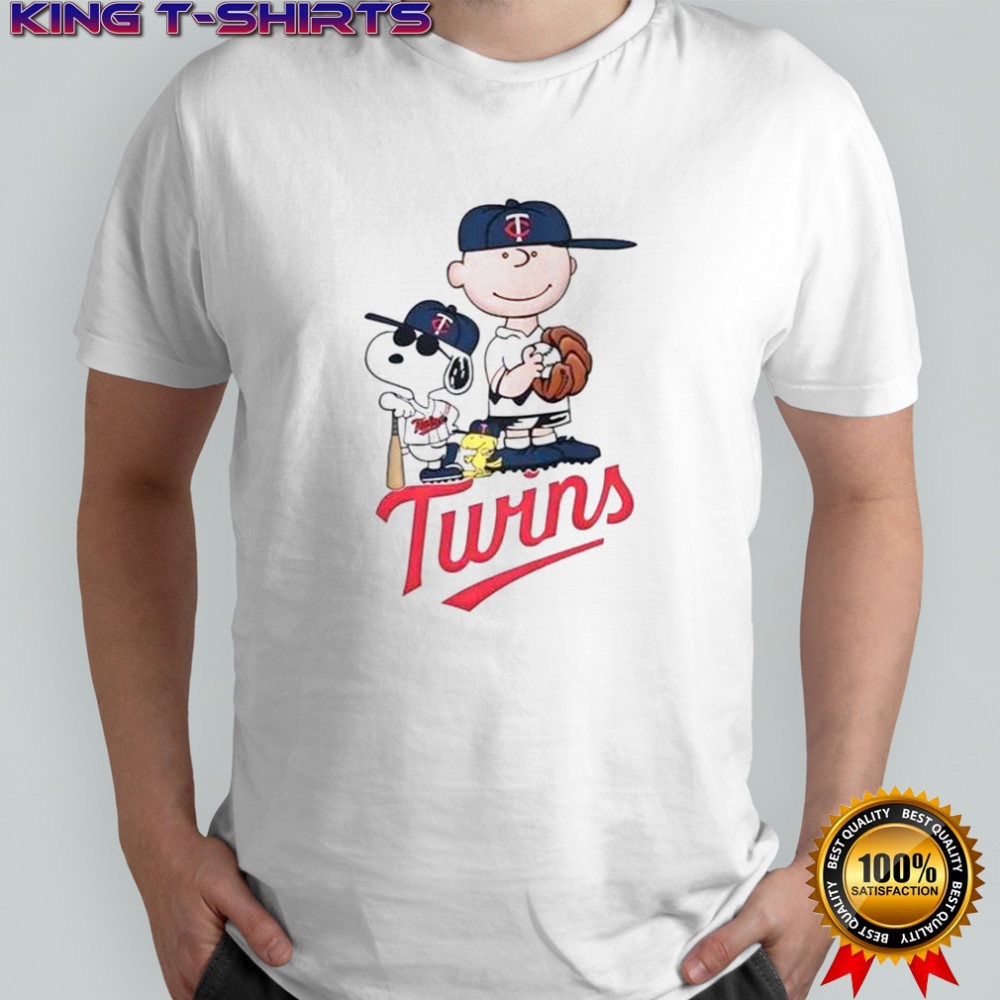 Peanuts Characters Minnesota Twins Shirt