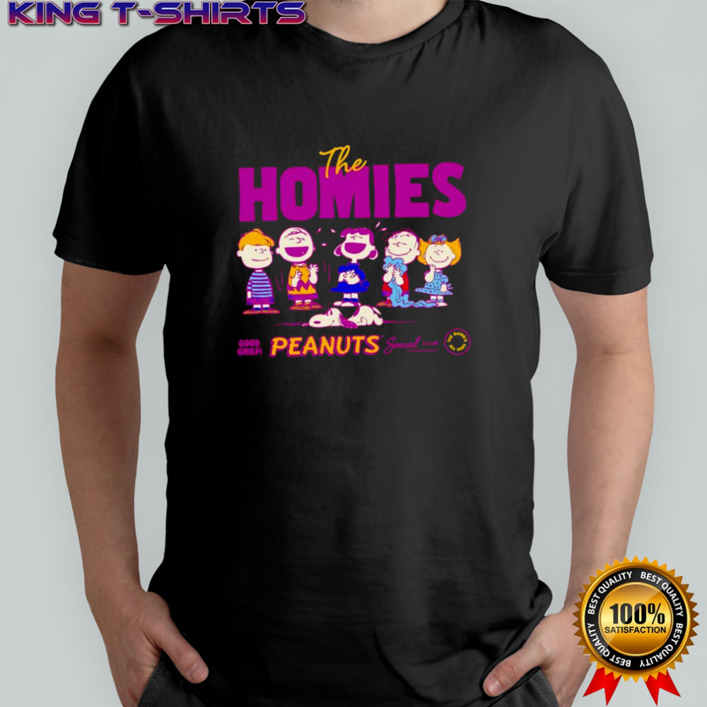 Peanuts characters Peanuts Social Club the Homies shirt