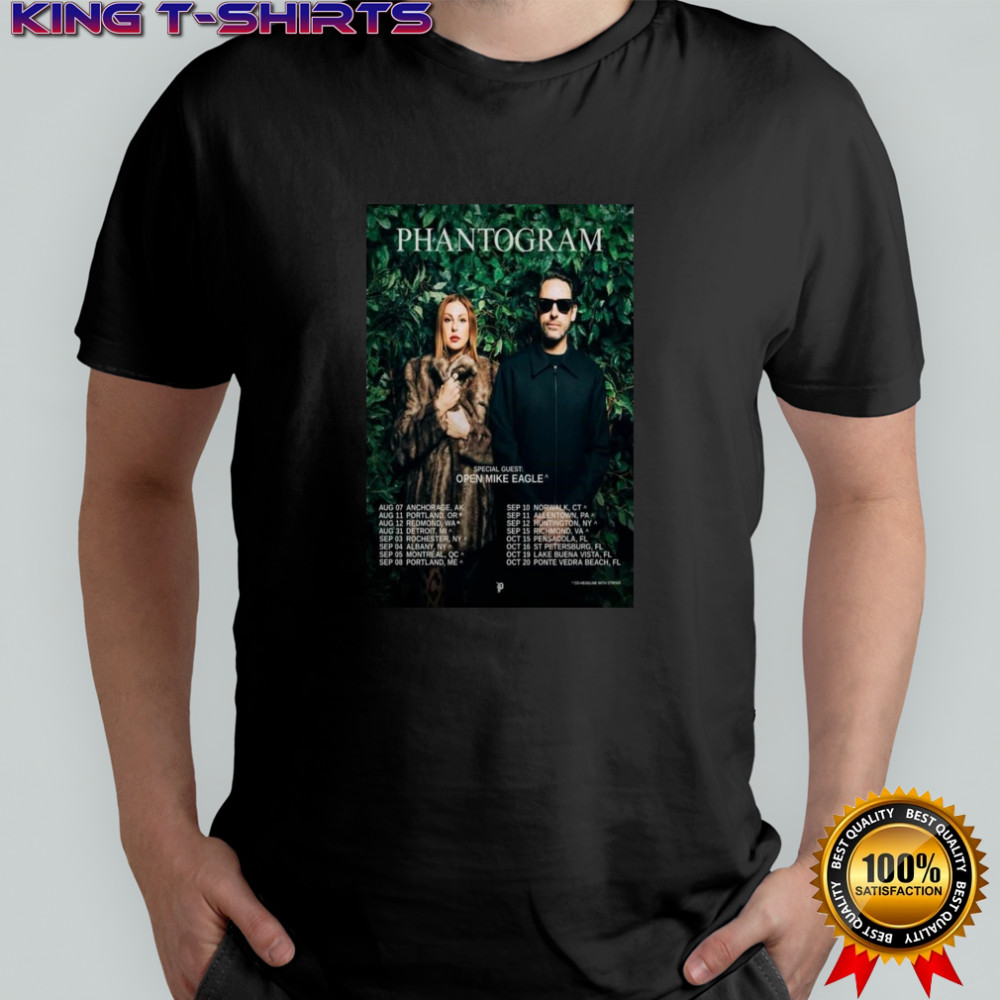 Phantogram Open Mike Eagle Tour 2025 Shirt