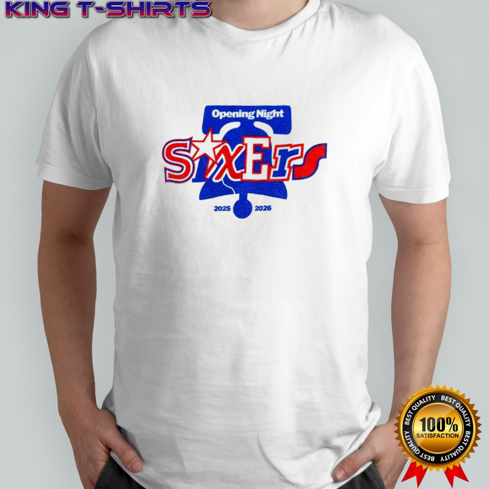 Philadelphia 76ers Opening Night 2025 2026 shirt