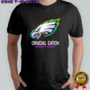 Philadelphia Eagles Crucial Catch Intercept Cancer logo shirt