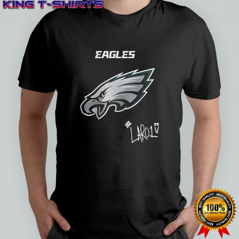 Philadelphia Eagles Kid LAROI Berlin Game 2025 logo shirt