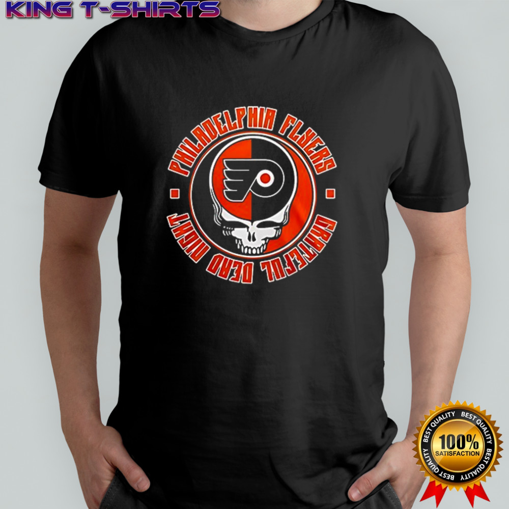 Philadelphia Flyers Grateful Dead 60th anniversary logo shirt