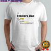 Pittsburgh Steelers Dad definition shirt