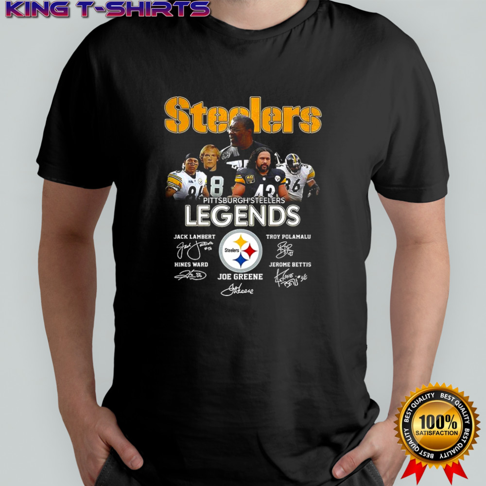 Pittsburgh Steelers football legendary player signature shirt
